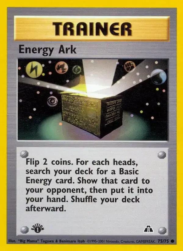 Energy Ark [1st Edition] - Pokemon Neo Discovery #75