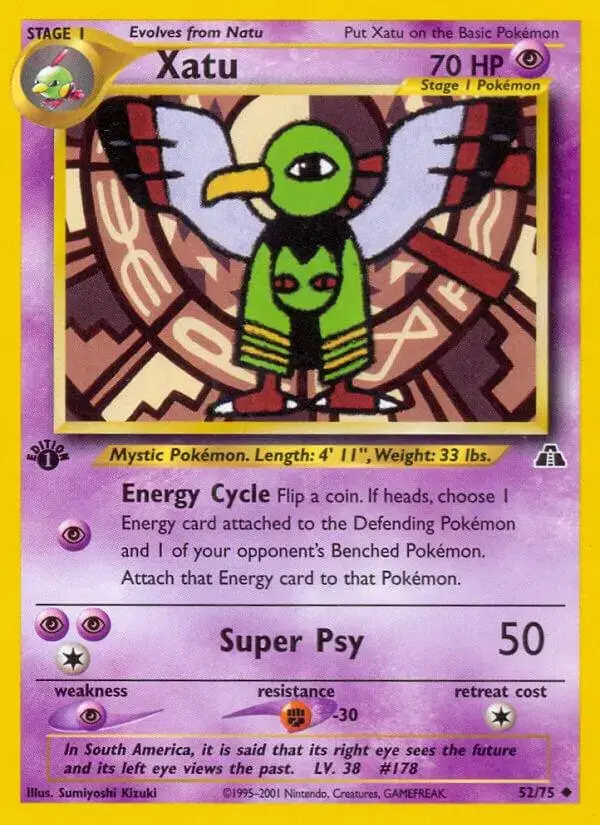 Xatu [1st Edition] - Pokemon Neo Discovery #52