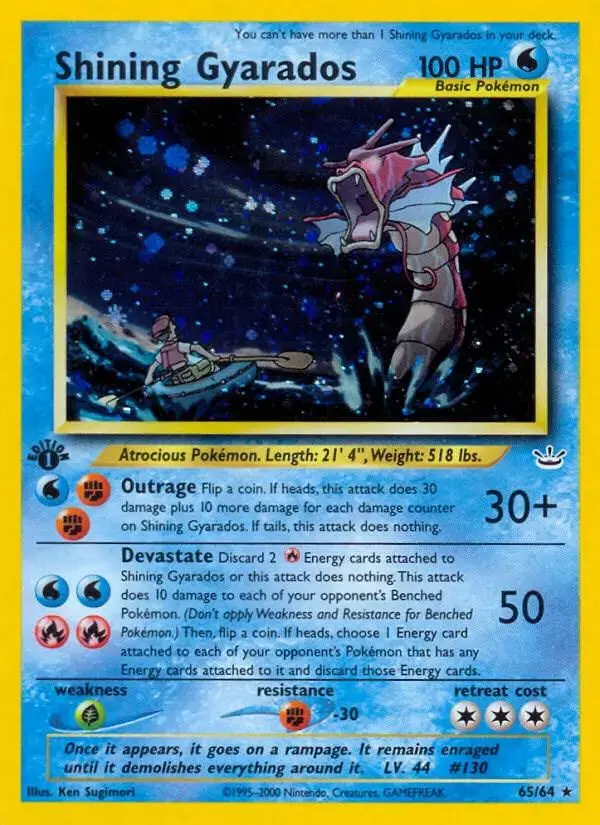Shining Gyarados [1st Edition]