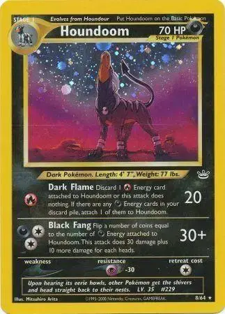 Houndoom - Pokemon Neo Revelation #8