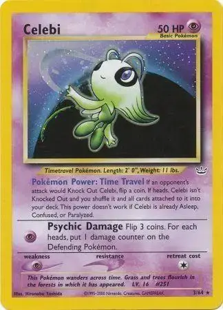 Celebi - Pokemon Neo Revelation #3