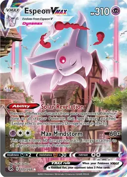 Espeon VMAX #270 - Pokemon Fusion Strike