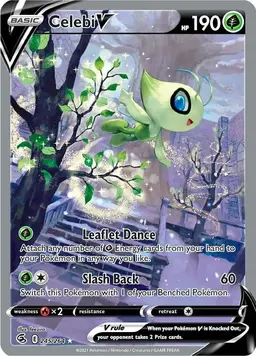 Celebi V 245 - Pokemon Fusion Strike