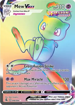 Mew VMAX #268 - Pokemon Fusion Strike