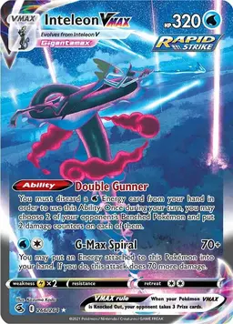 Inteleon VMAX 266 - Pokemon Fusion Strike