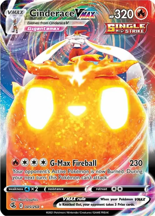 Cinderace VMAX - Pokemon Fusion Strike #45
