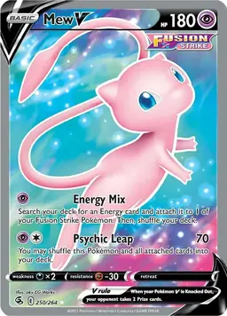 Mew V 250 - Pokemon Fusion Strike
