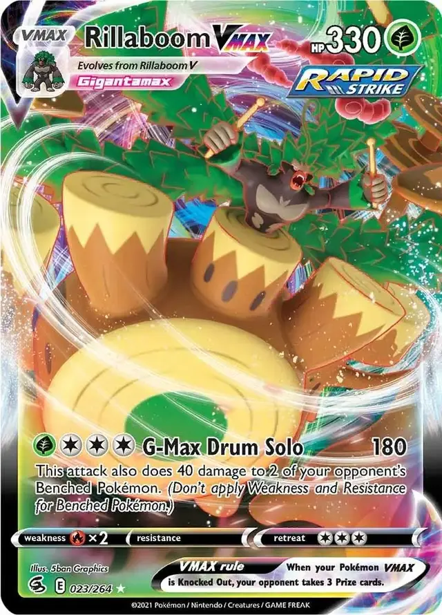 Rillaboom VMAX - Pokemon Fusion Strike #23