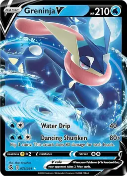 Greninja V 73 - Pokemon Fusion Strike