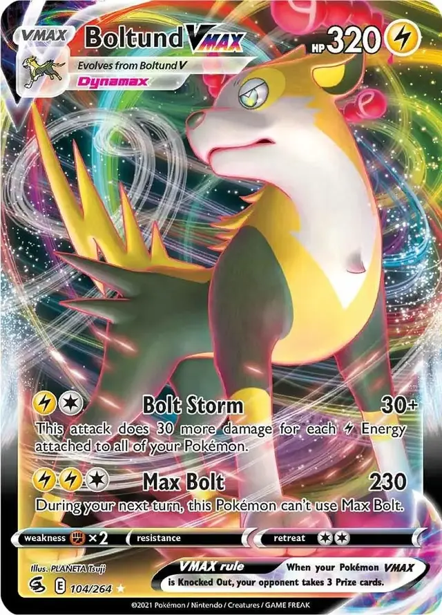 Boltund VMAX - Pokemon Fusion Strike #104