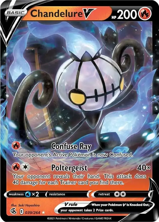 Chandelure V - Pokemon Fusion Strike #39