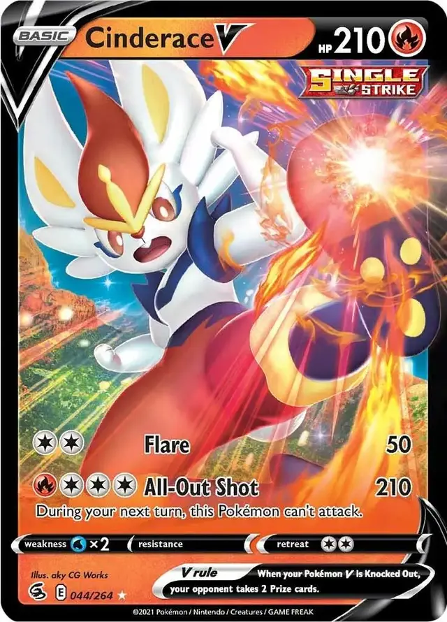 Cinderace V - Pokemon Fusion Strike #44
