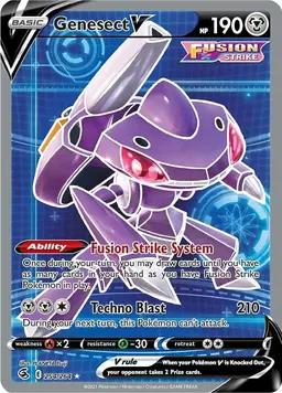 Genesect V 254 - Pokemon Fusion Strike