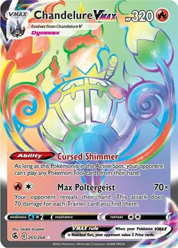 Chandelure VMAX 265 - Pokemon Fusion Strike