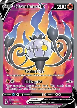 Chandelure V 247 - Pokemon Fusion Strike