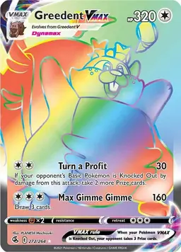 Greedent VMAX 272 - Pokemon Fusion Strike
