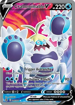 Crabominable V 248 - Pokemon Fusion Strike