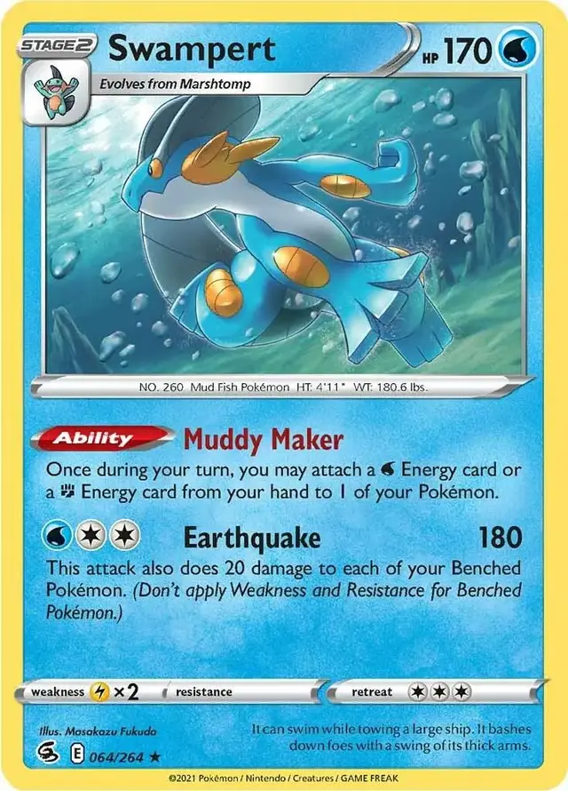 Swampert #64 - Pokemon Fusion Strike