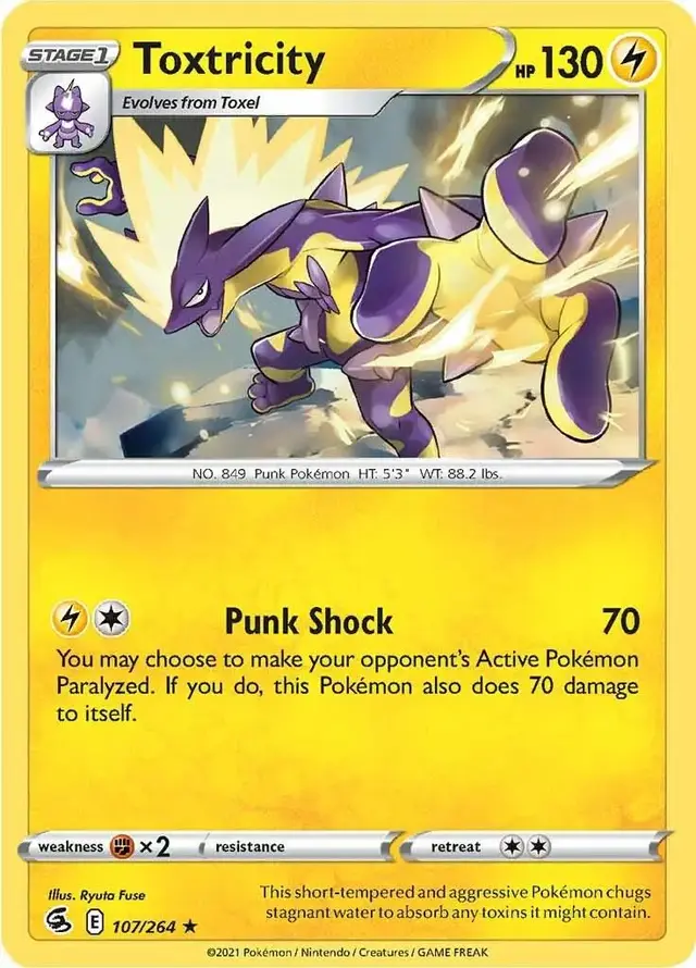 Toxtricity #107 - Pokemon Fusion Strike