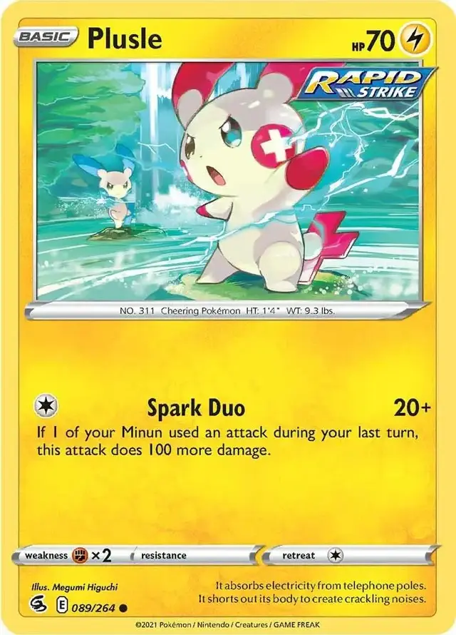 Plusle - Pokemon Fusion Strike #89
