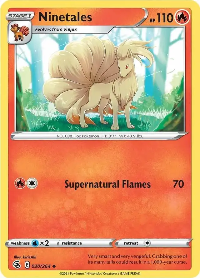 Ninetales - Pokemon Fusion Strike #30