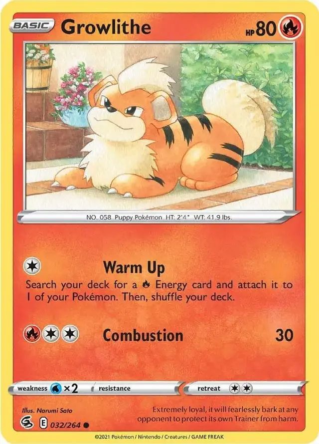 Growlithe #32 - Pokemon Fusion Strike