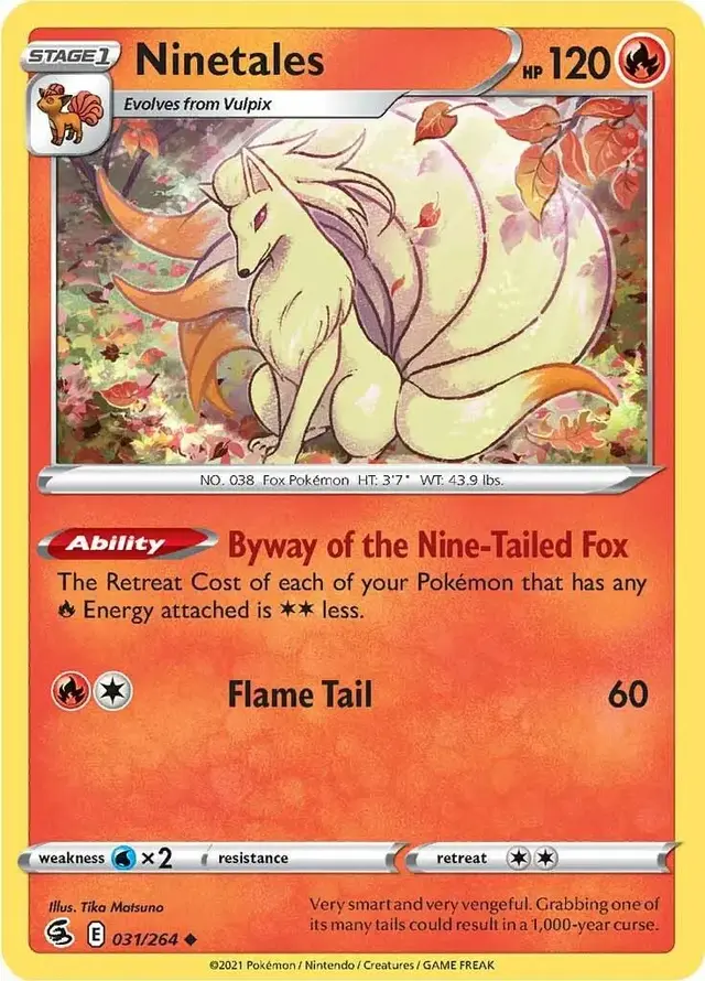 Ninetales - Pokemon Fusion Strike #31