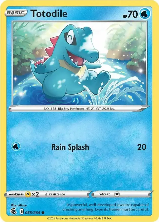 Totodile #55 - Pokemon Fusion Strike