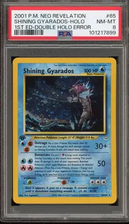 Shining Gyarados [1st Edition Double Holo Error] - Pokemon Neo Revelation
