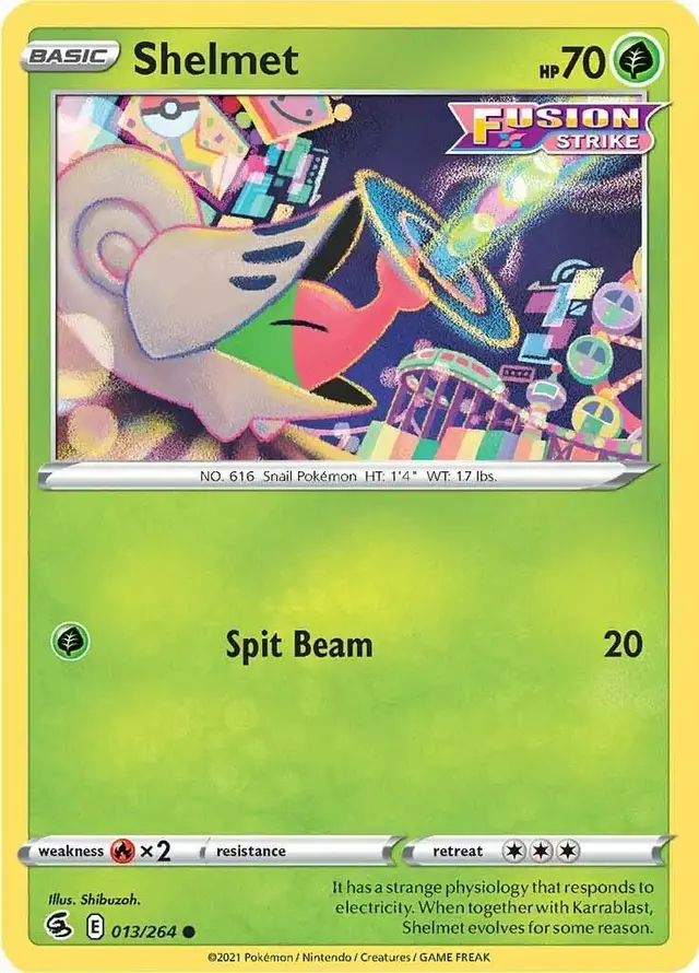 Shelmet - Pokemon Fusion Strike #13