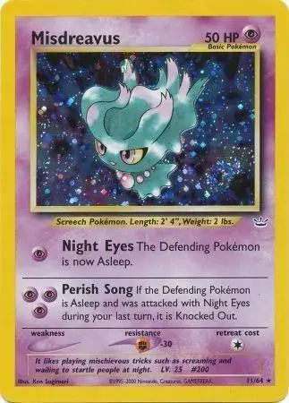 Misdreavus - Pokemon Neo Revelation #11