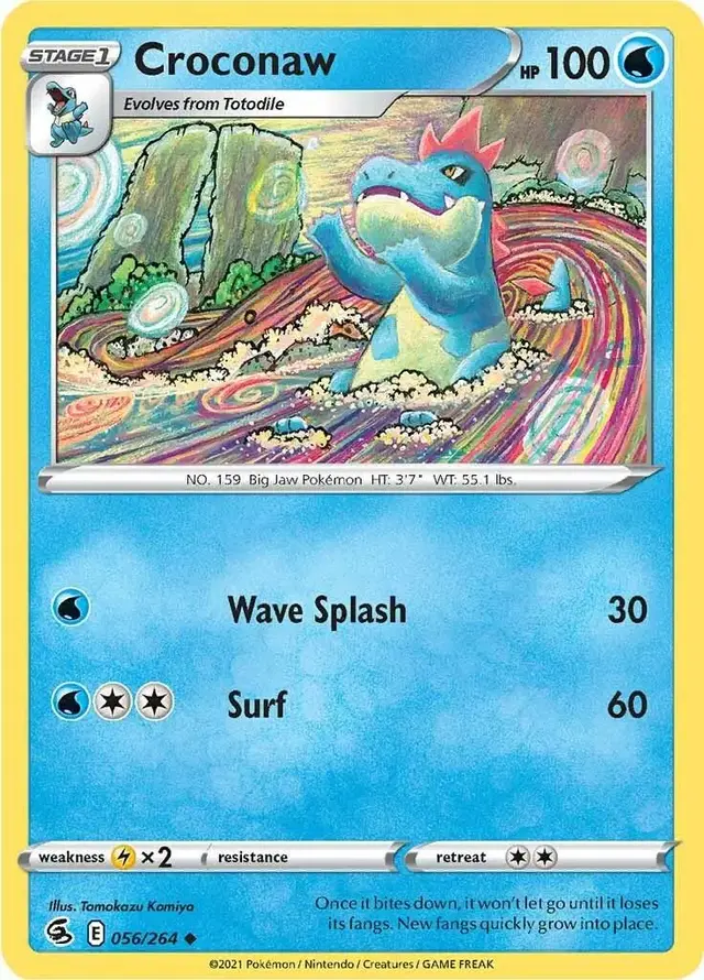Croconaw - Pokemon Fusion Strike #56