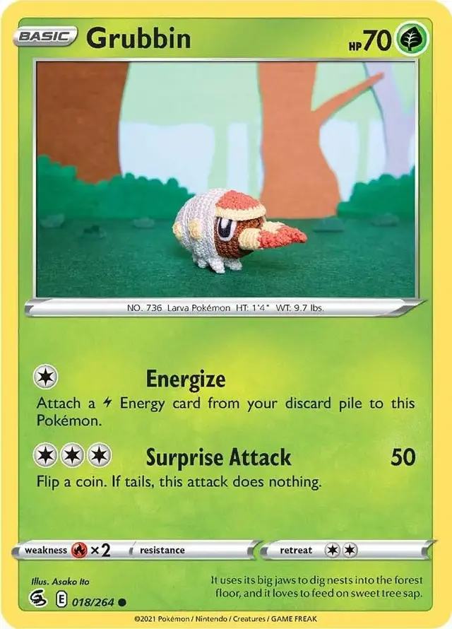 Grubbin #18 - Pokemon Fusion Strike