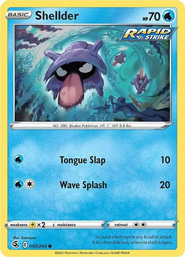 Shellder #50 - Pokemon Fusion Strike