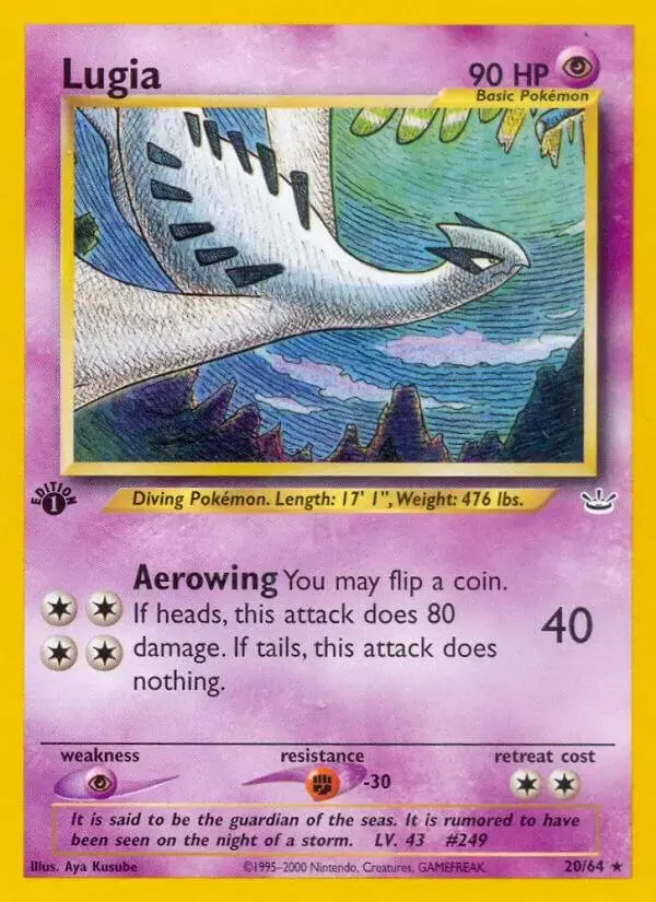 Lugia [1st Edition] - Pokemon Neo Revelation #20