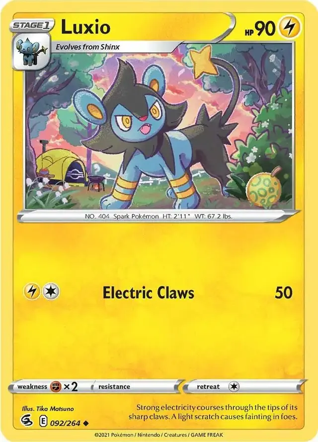 Luxio #92 - Pokemon Fusion Strike