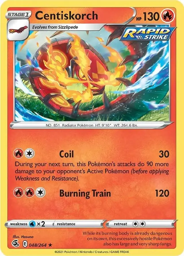 Centiskorch - Pokemon Fusion Strike #48