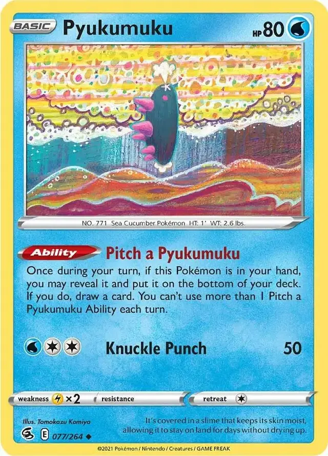 Pyukumuku - Pokemon Fusion Strike #77