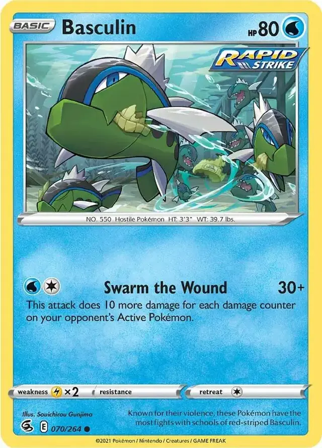 Basculin #70 - Pokemon Fusion Strike