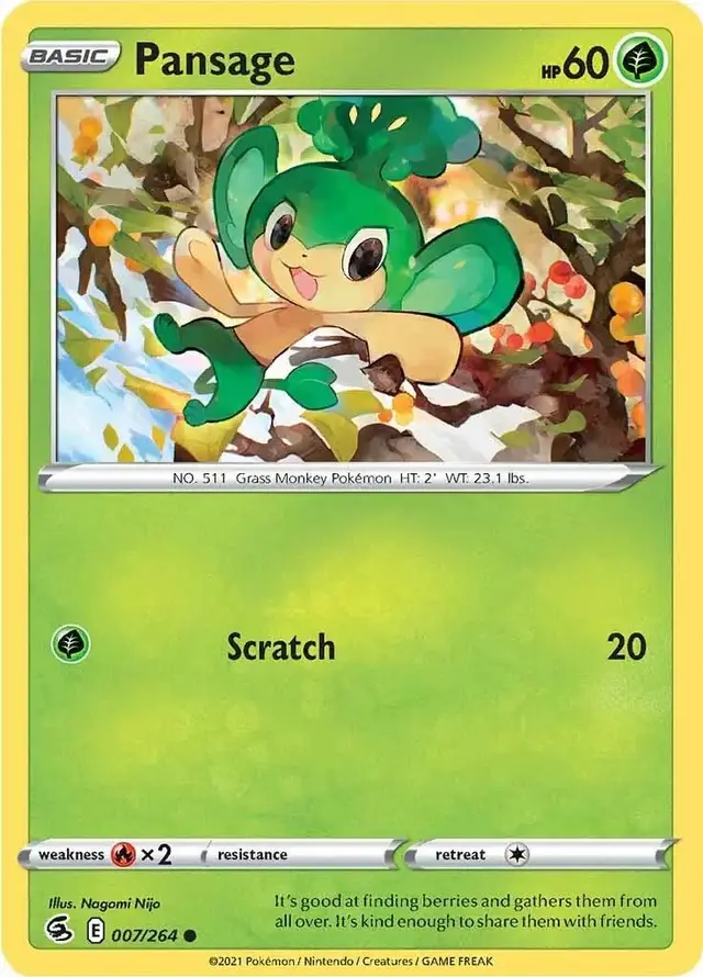 Pansage - Pokemon Fusion Strike #7