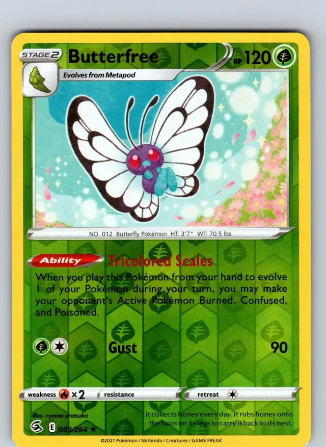 Butterfree [Reverse Holo] - Pokemon Fusion Strike #3