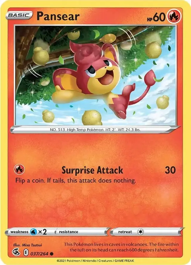 Pansear - Pokemon Fusion Strike #37