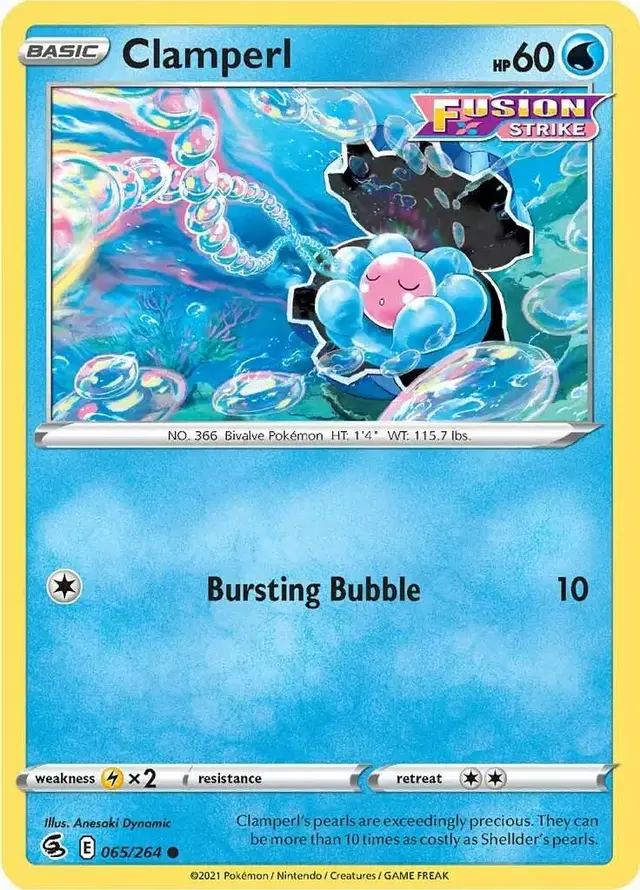 Clamperl - Pokemon Fusion Strike #65