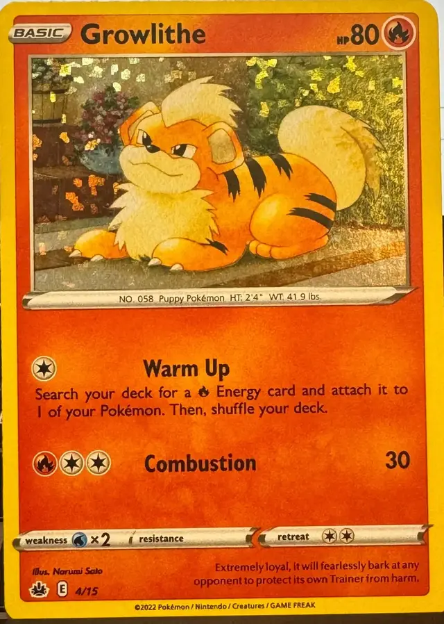 Growlithe [Cracked Ice] - Pokemon Fusion Strike #32