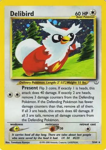 Delibird - Pokemon Neo Revelation #5