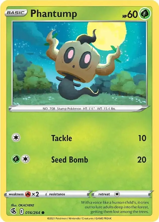Phantump - Pokemon Lost Origin #16