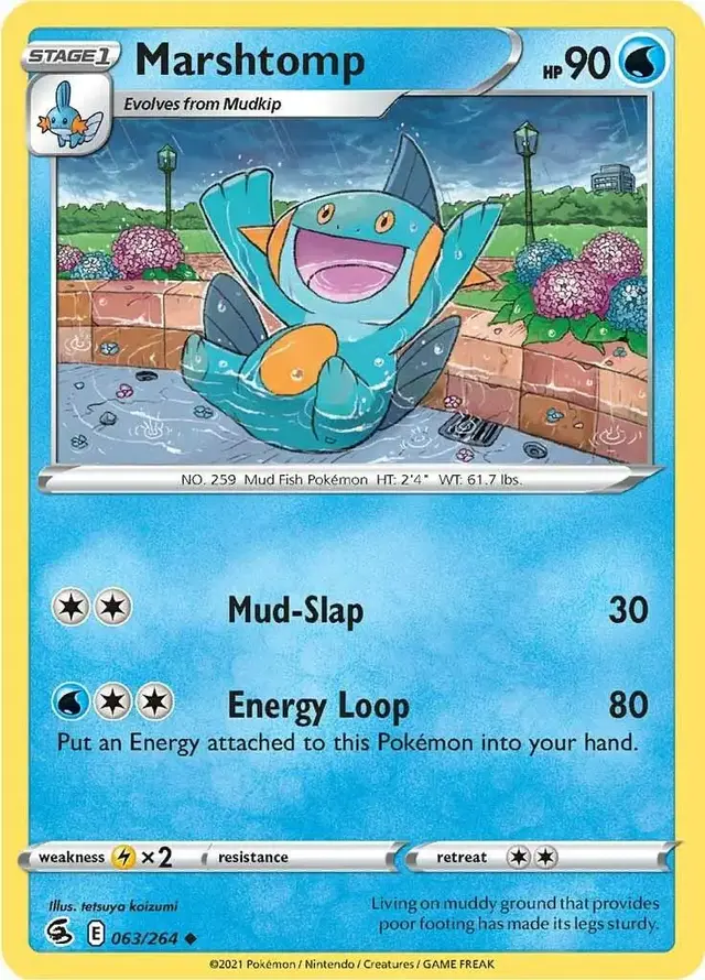 Marshtomp #63 - Pokemon Fusion Strike
