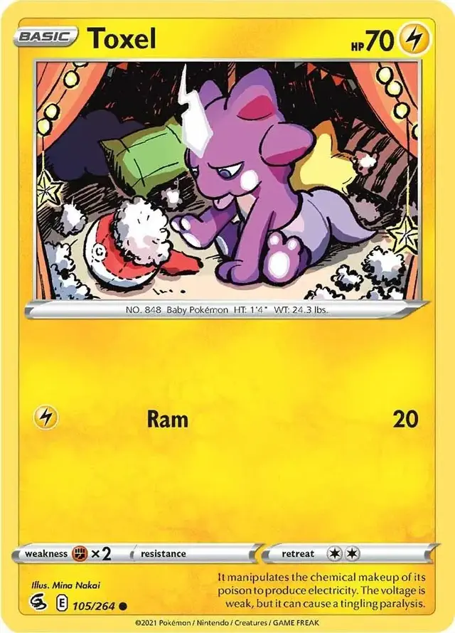 Toxel #105 - Pokemon Fusion Strike