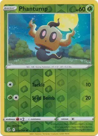Phantump [Reverse Holo] - Pokemon Fusion Strike #16