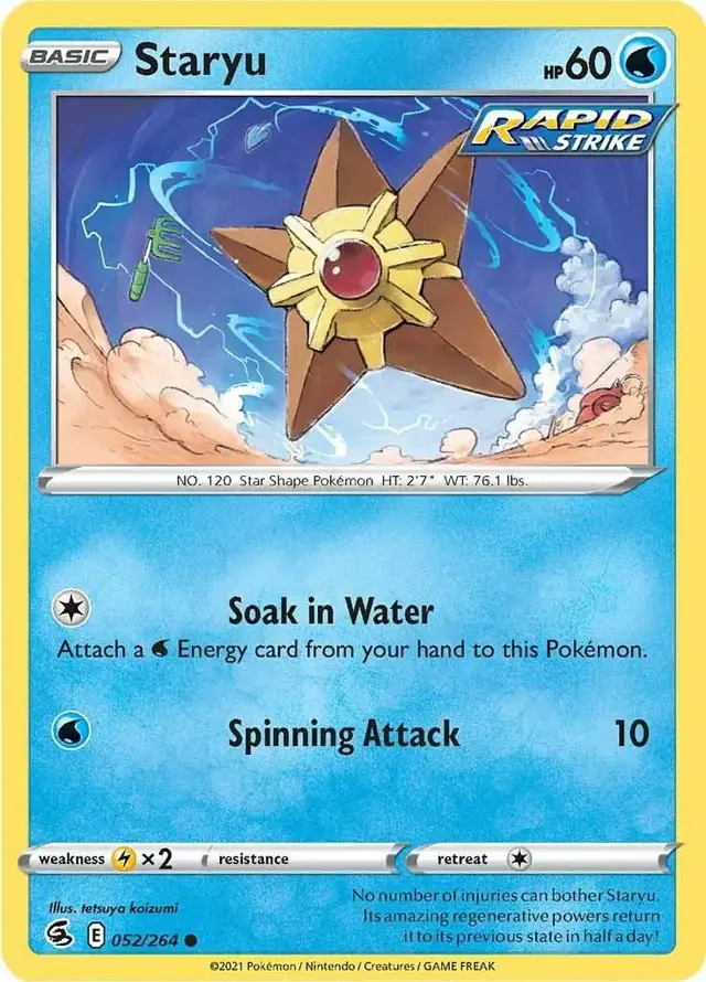 Staryu #52 - Pokemon Fusion Strike